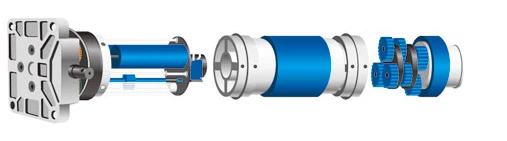 Motor drawing of garage door motor Motor drawing of garage door motor